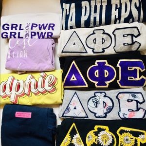 Delta Phi Epsilon Dphie T-shirt  Bundle